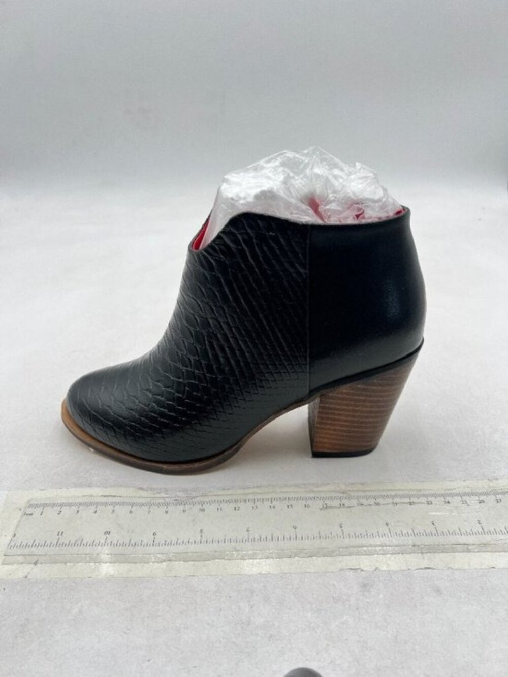 Black Women Sexy Round Toe Ankle Boots Chunky Heel Booties Party Outddor Shoe